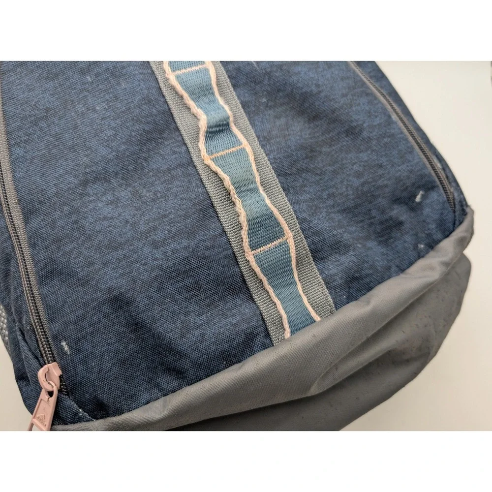 Adidas LoadSpring Backpack Navy Blue Pink Heathered School Travel Bag